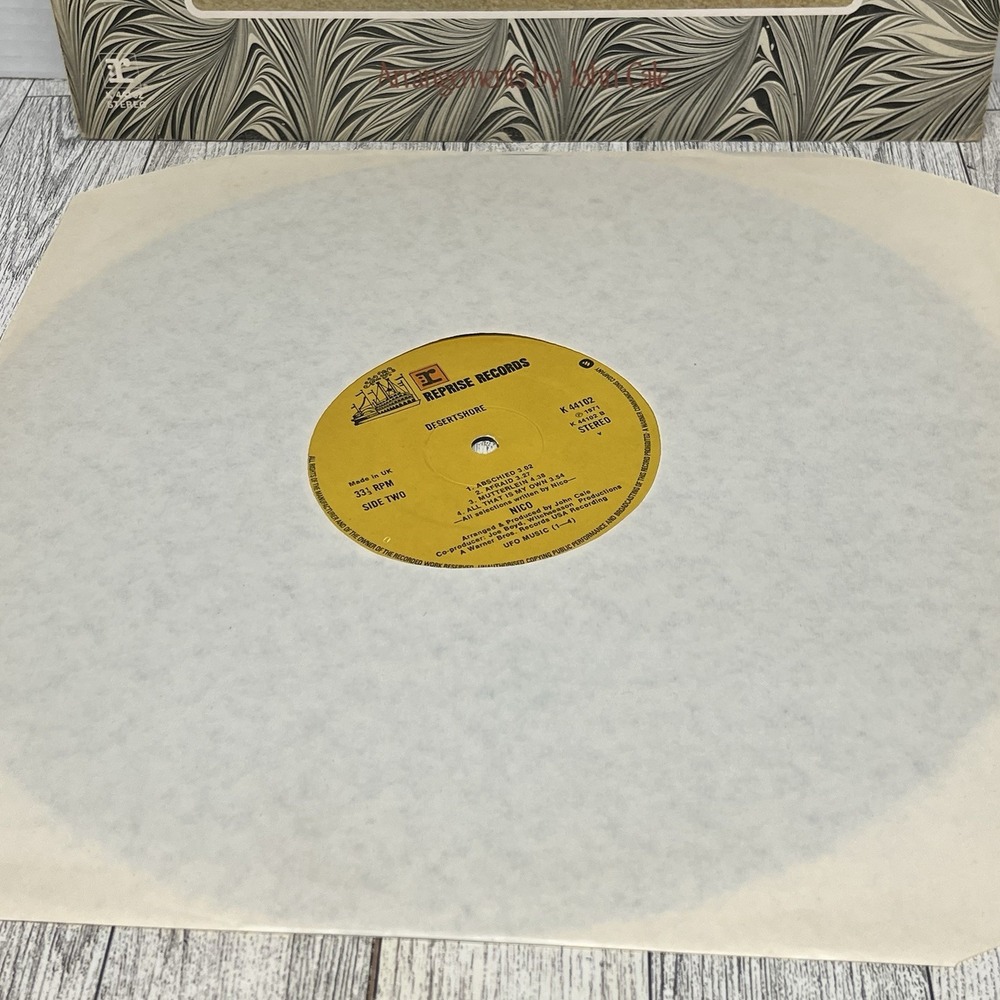 NICO: Desertshore UK Reprise K 44102 John Cale Experimental Rock LP Vinyl VG+ - Picture 5 of 8
